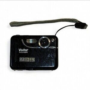 Vivitar ViviCam 5018 5.1MP Digital Camera 8x Zoom 1.8" LCD Black w/ Strap SD USB